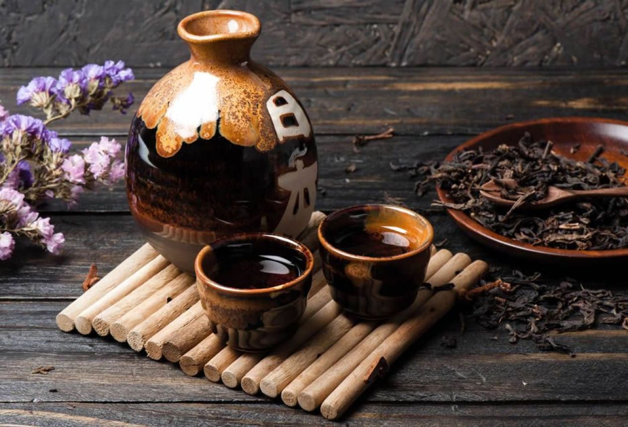 Juego de te oriental